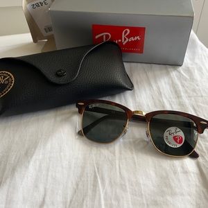 BRAND NEW!! RayBan polarized club masters